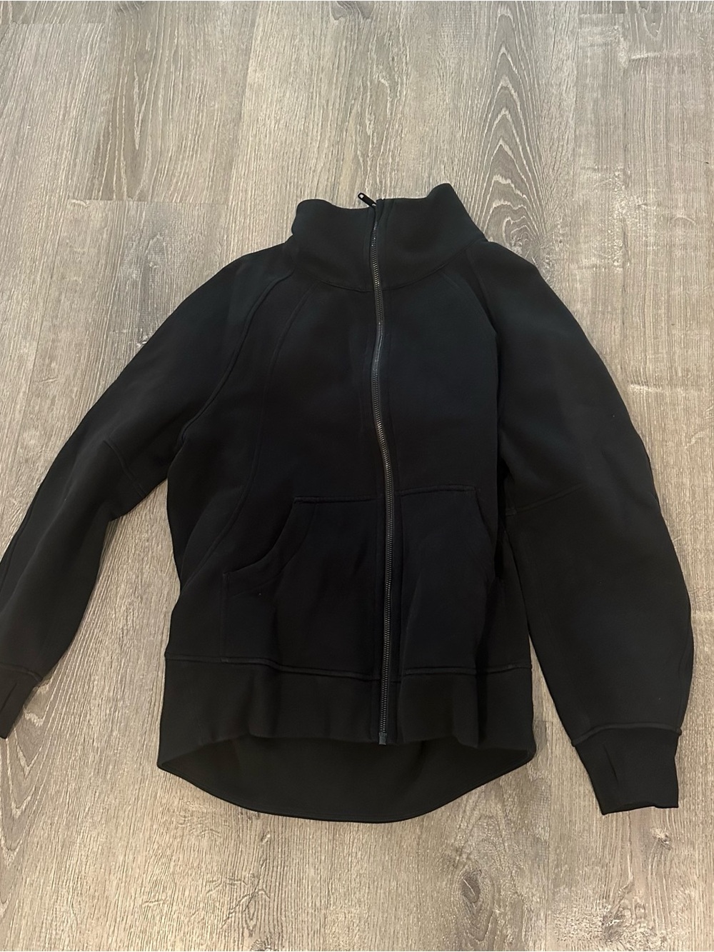 Black Lululemon sweatshirt zip Jacket Size xs/S
